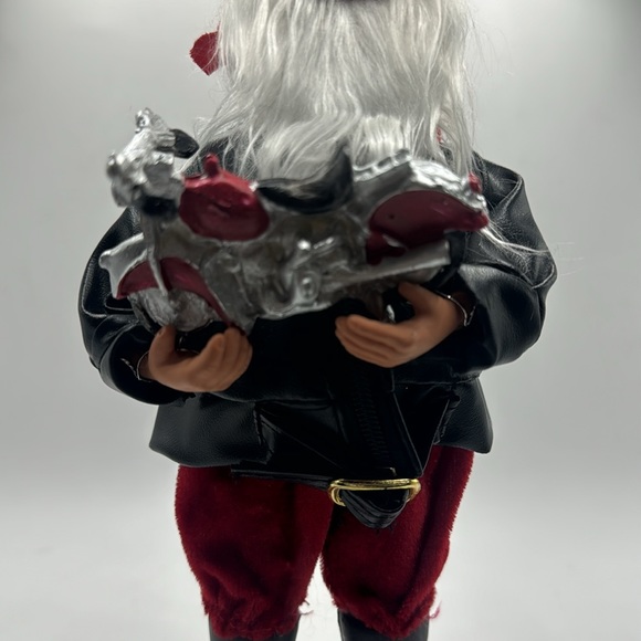 Vtg Motorcycle Santa Claus - Picture 3 of 6